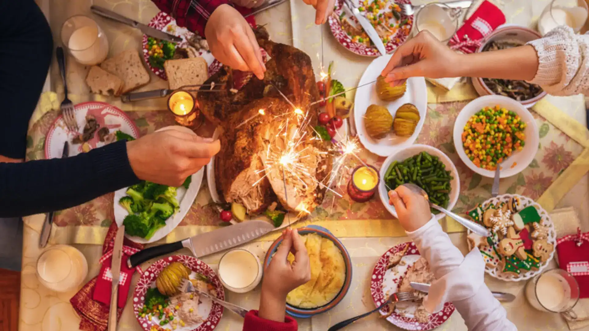 Imagen de fondo para el curso Cena creativa para Nochevieja